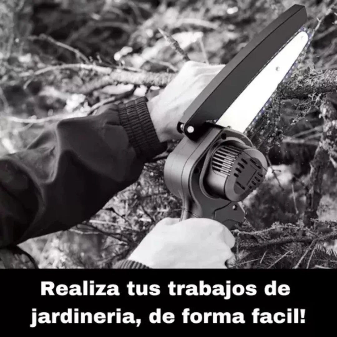 Mini Motosierra Inalambrica Recargable